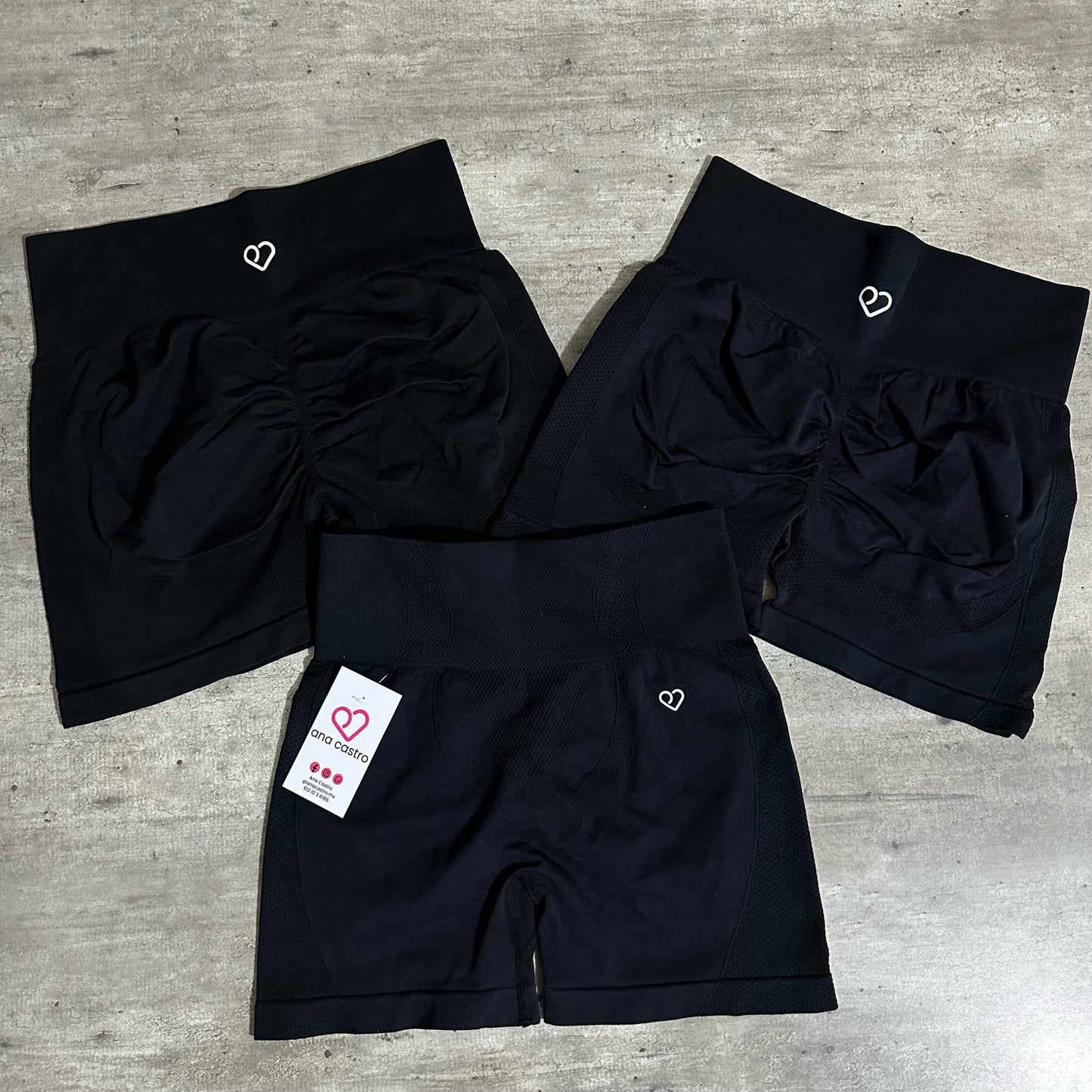 Shorts Contour Negro