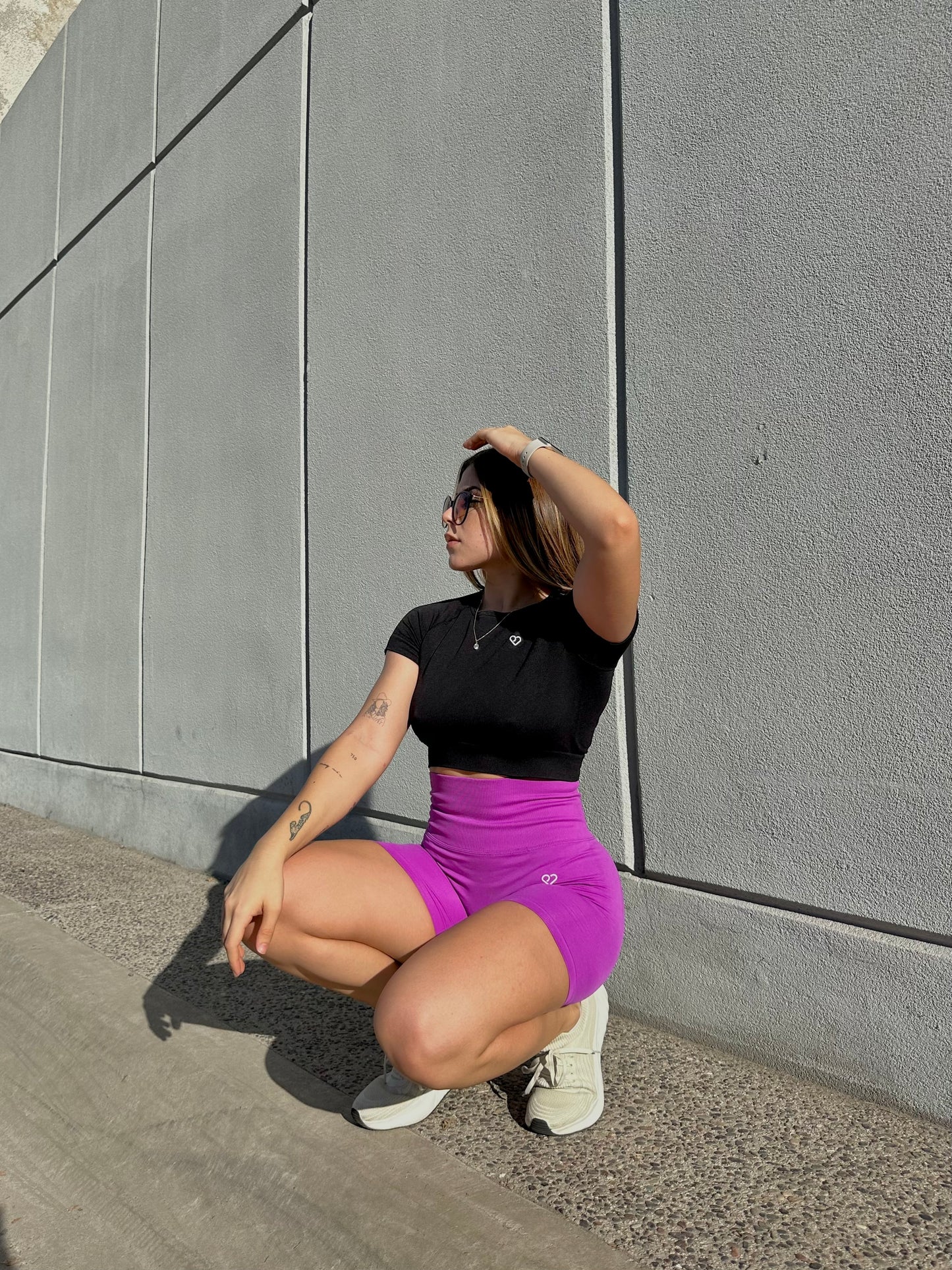 Shorts Básico Morado