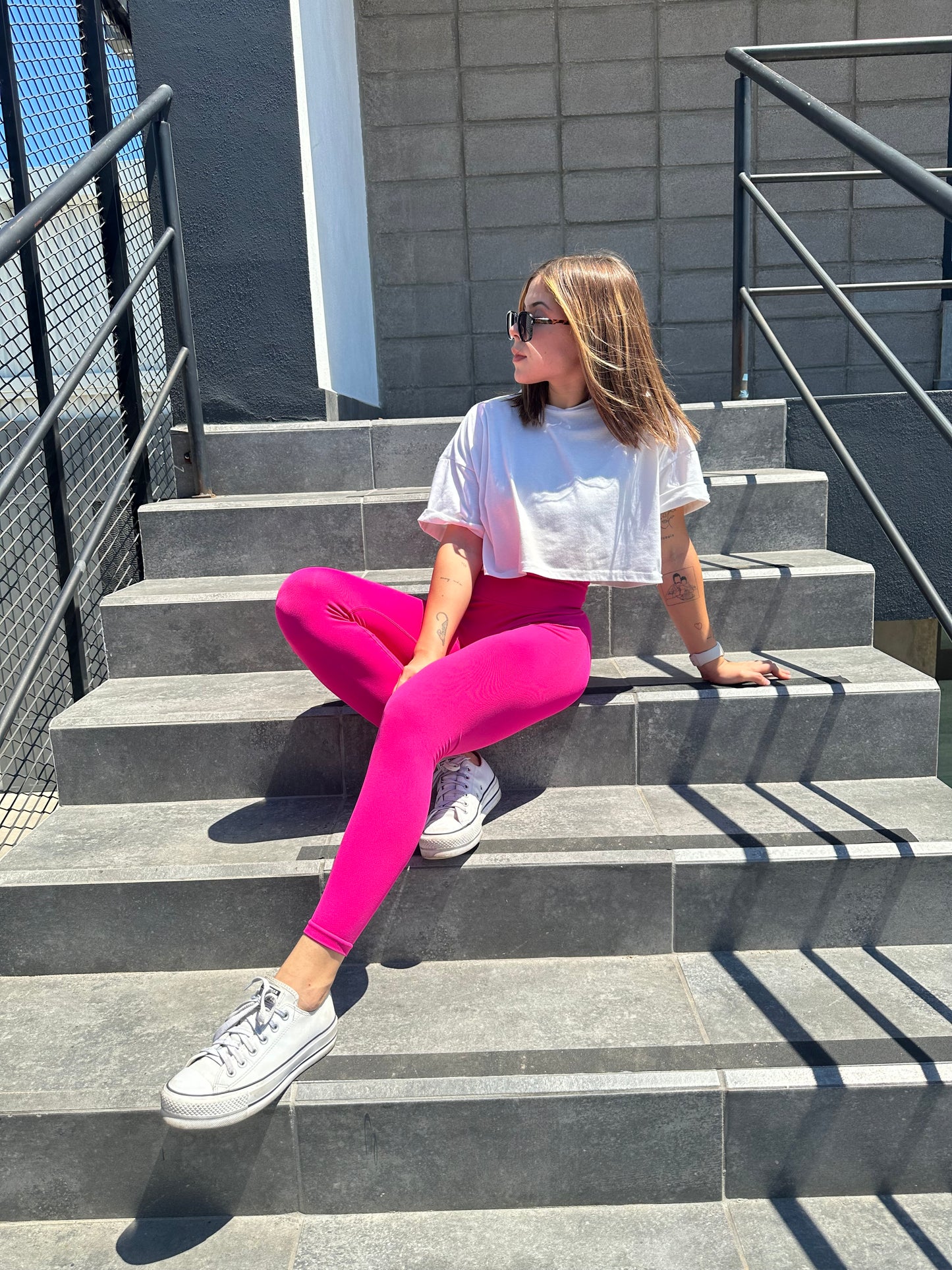 Leggins Liso con push up- Fiusha